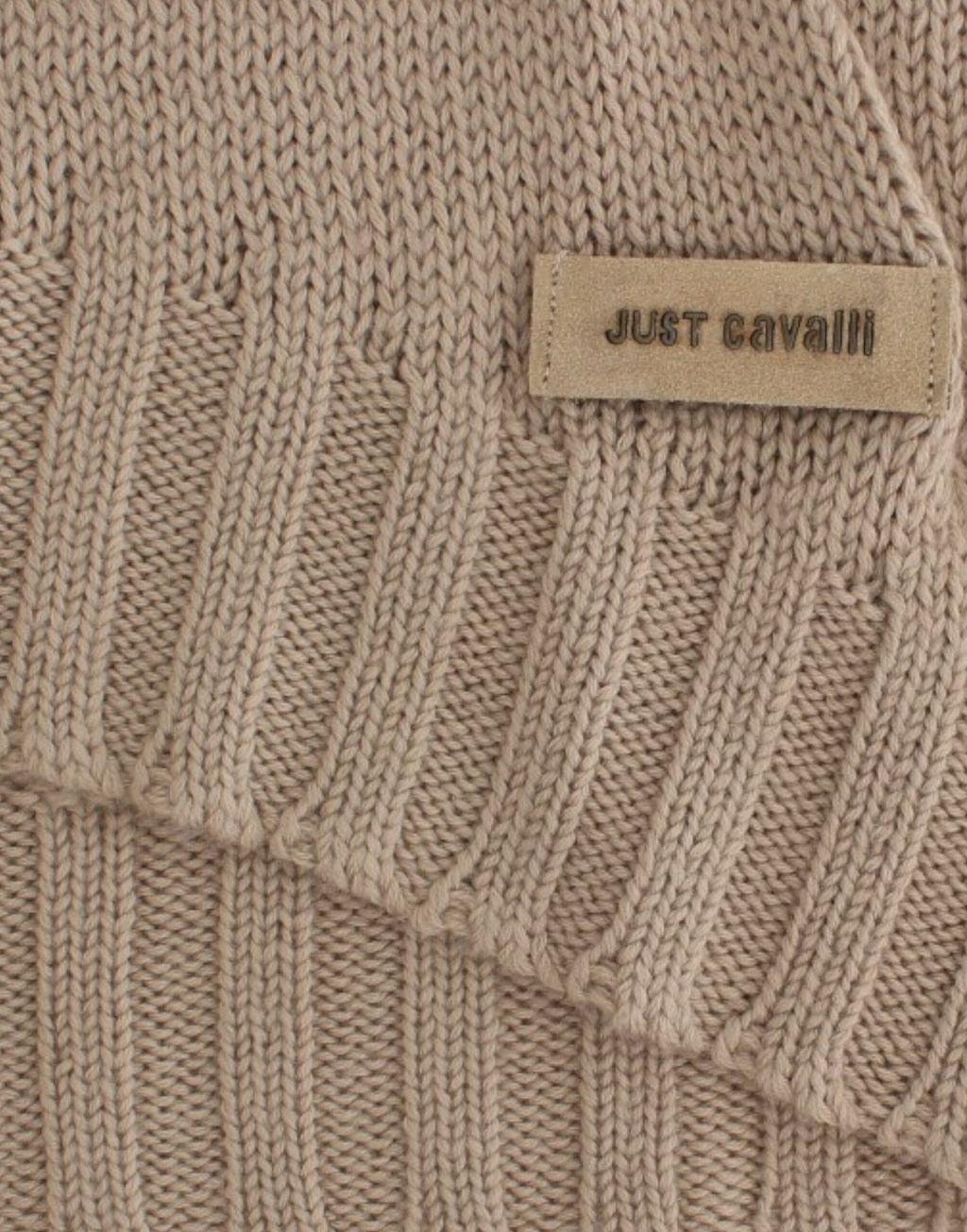Cavalli Beige strikket ullgenser