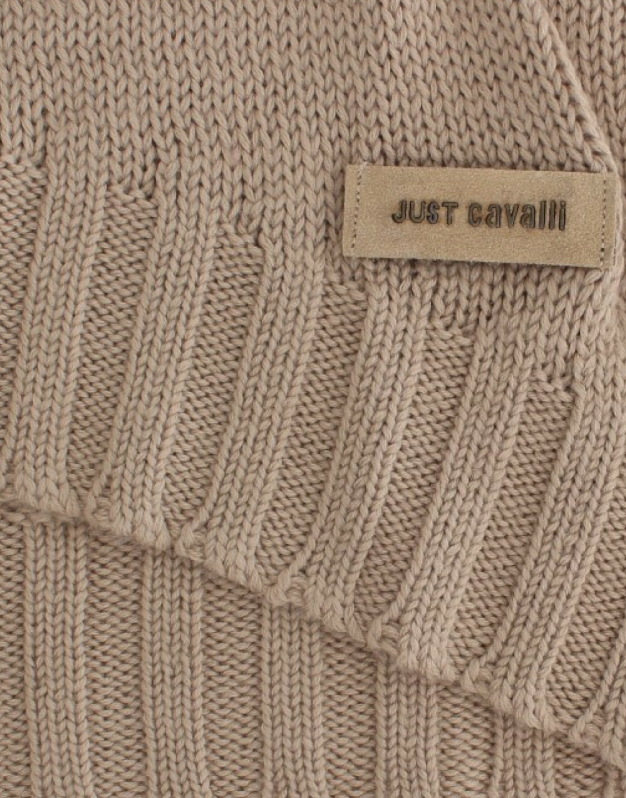 Cavalli Beige strikket ullgenser