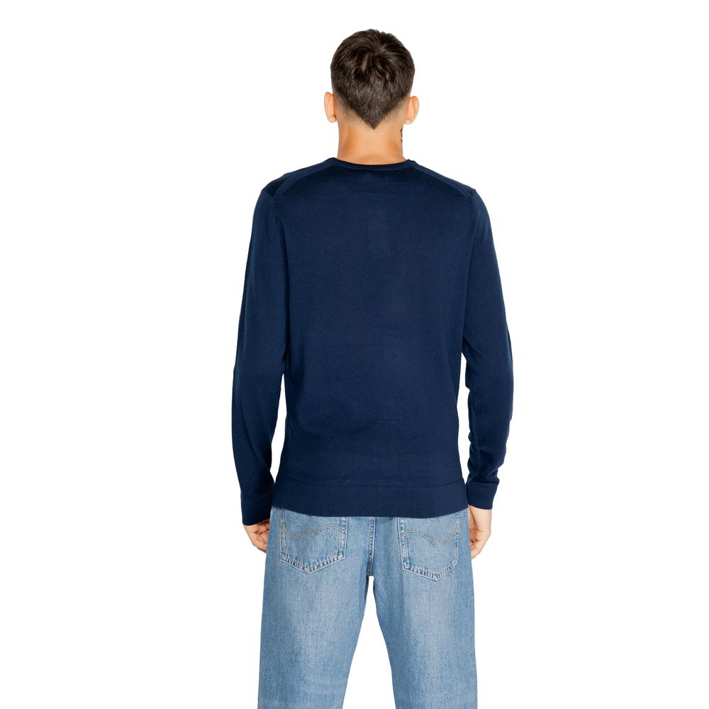 Calvin Klein Blå Genser i Resirkulert Ull