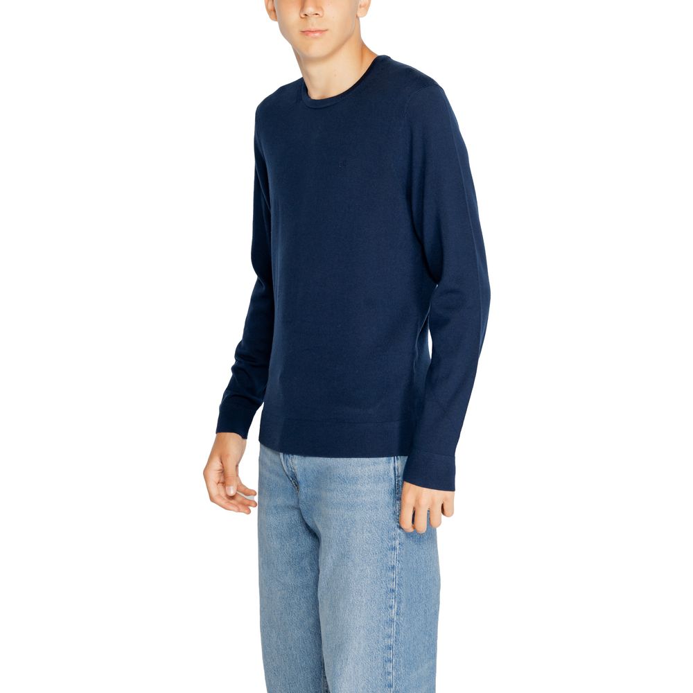 Calvin Klein Blå Genser i Resirkulert Ull