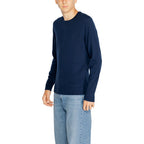 Calvin Klein Blå Genser i Resirkulert Ull