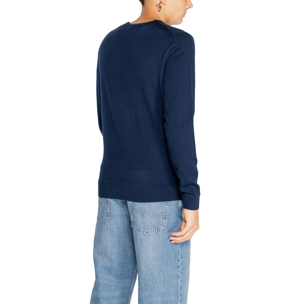 Calvin Klein Blå Genser i Resirkulert Ull