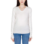 Guess hvit bomullssweatshirt