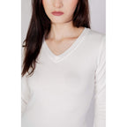Guess hvit bomullssweatshirt