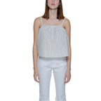 Vero Moda Beige Tanktopper i Økologisk Bomull