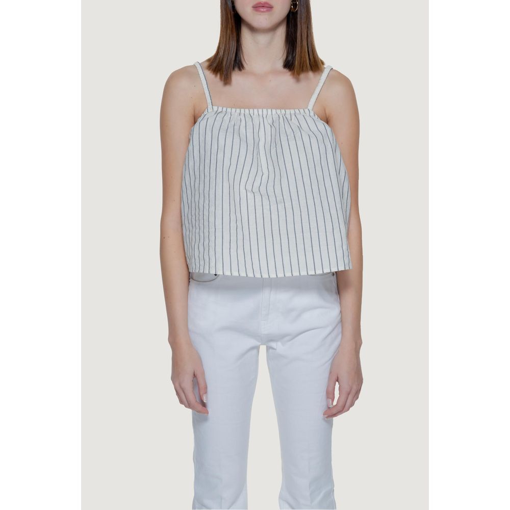 Vero Moda Beige Tanktopper i Økologisk Bomull