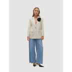 Vero Moda Beige Polyester Blazer