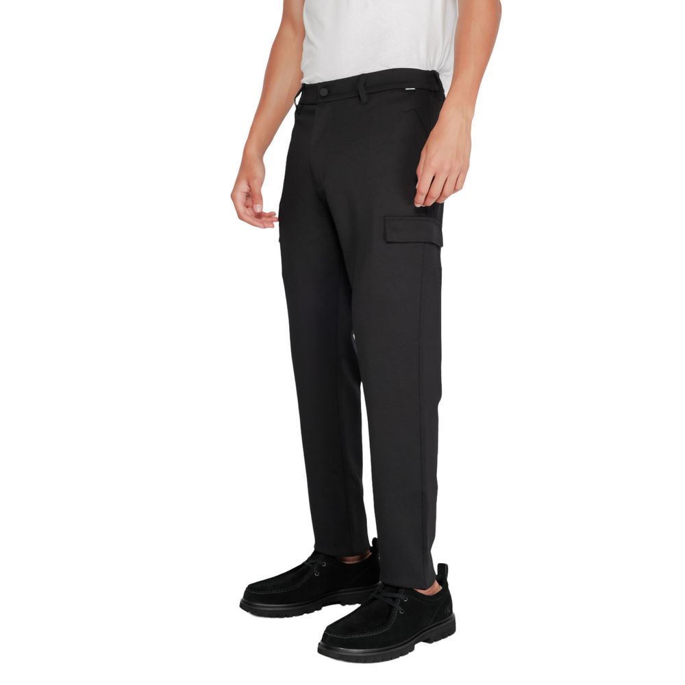Calvin Klein svarte joggebukser i resirkulert polyester (treningsbukser)
