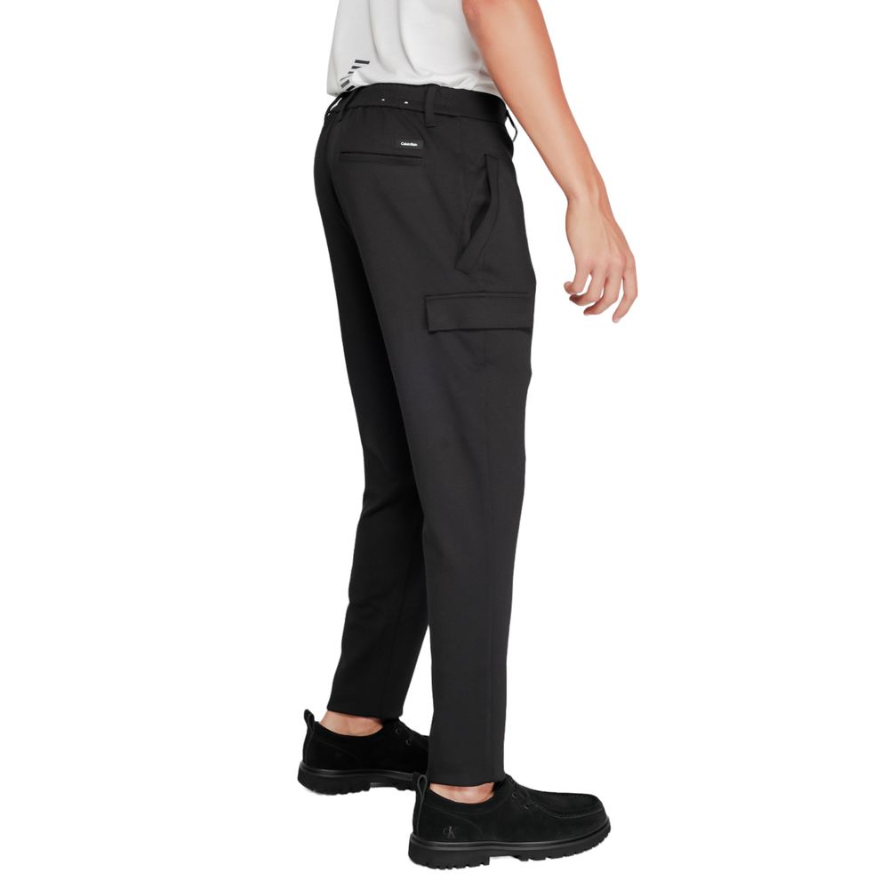Calvin Klein svarte joggebukser i resirkulert polyester (treningsbukser)