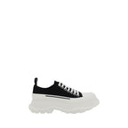 Alexander McQueen Svarte Chunkysneakers i Bomull