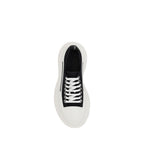 Alexander McQueen Svarte Chunkysneakers i Bomull