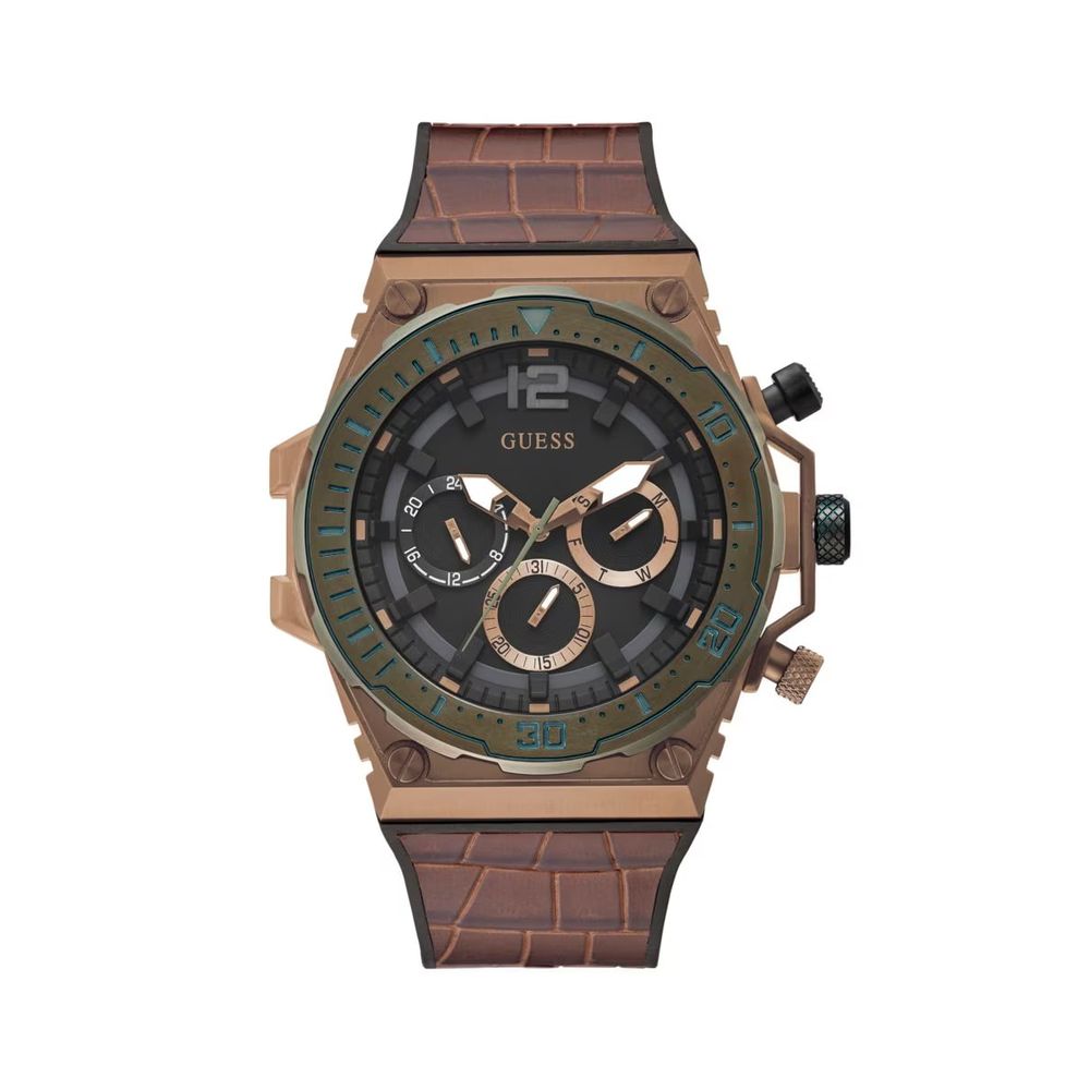 Guess brun syntetisk dressklokke