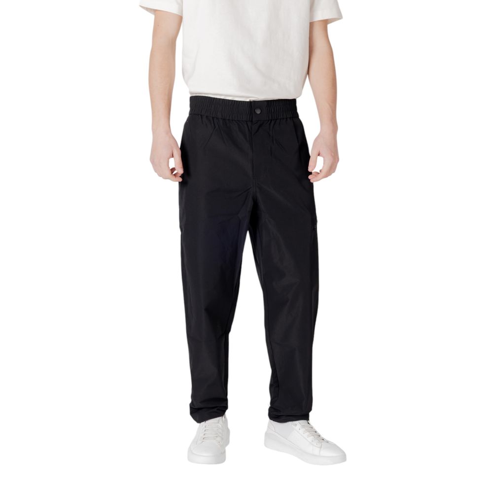 Calvin Klein Jeans Svarte Fritidsbukser i Polyester
