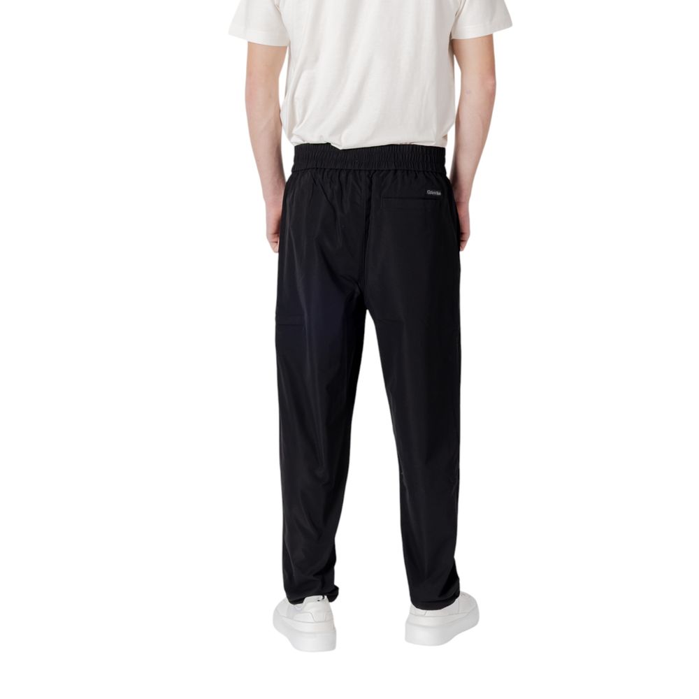 Calvin Klein Jeans Svarte Fritidsbukser i Polyester