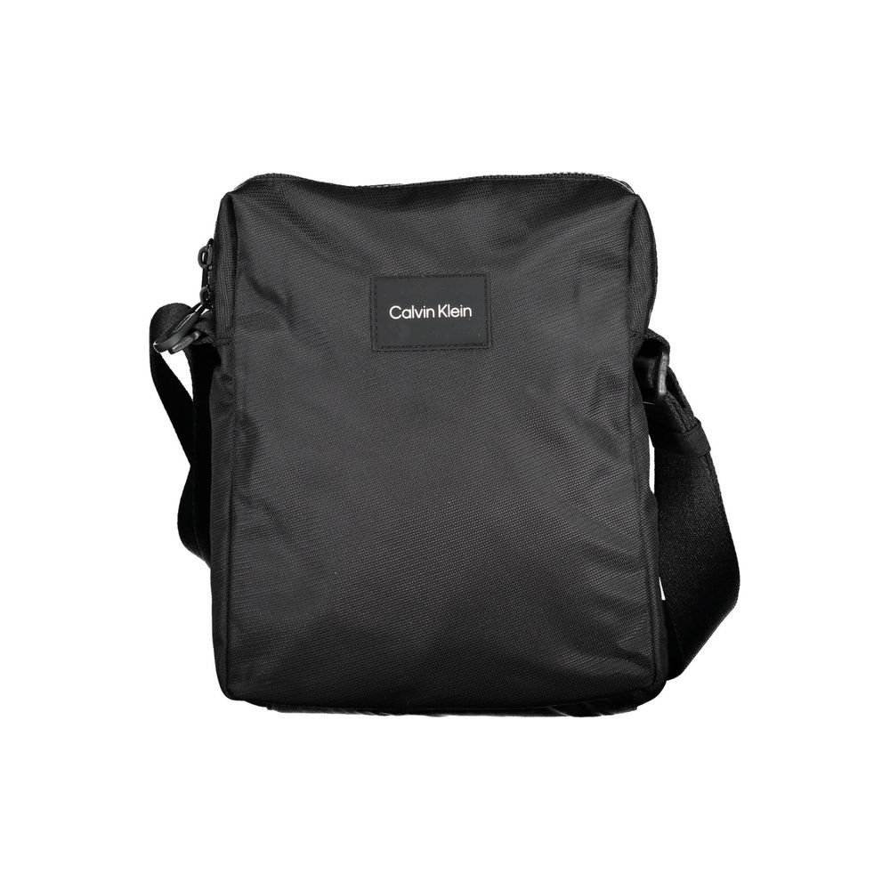 Calvin Klein "Svart polyester skulderveske for menn"