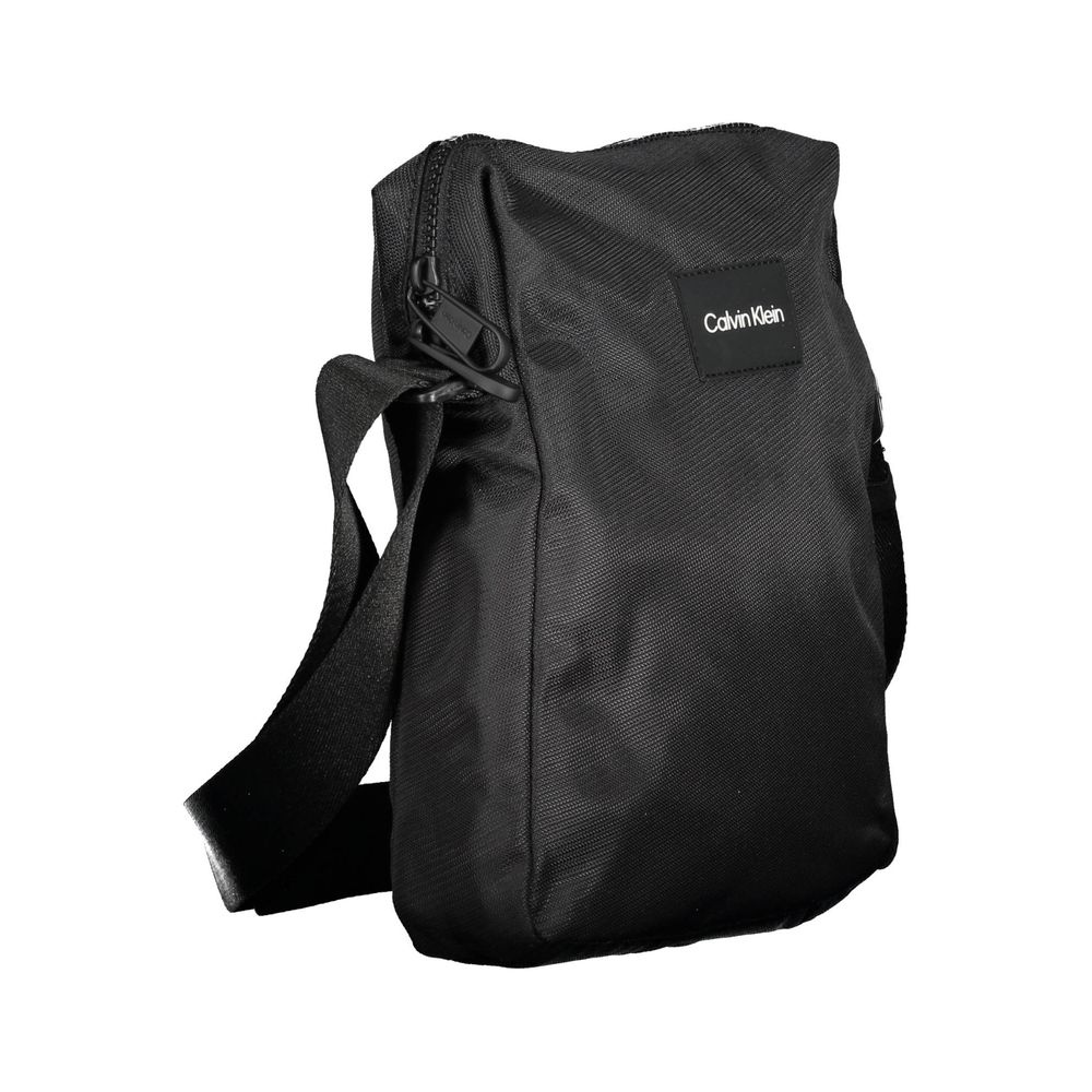 Calvin Klein "Svart polyester skulderveske for menn"