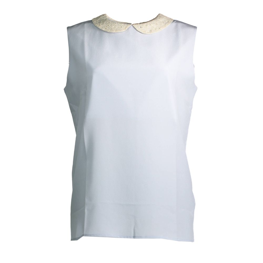 Gant Azzurro Seta T-skjorte for kvinner