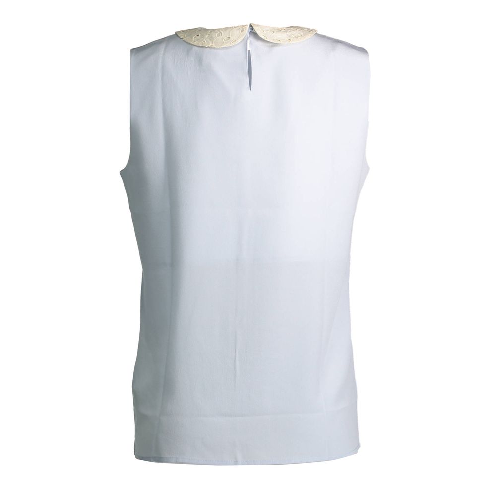 Gant Azzurro Seta T-skjorte for kvinner