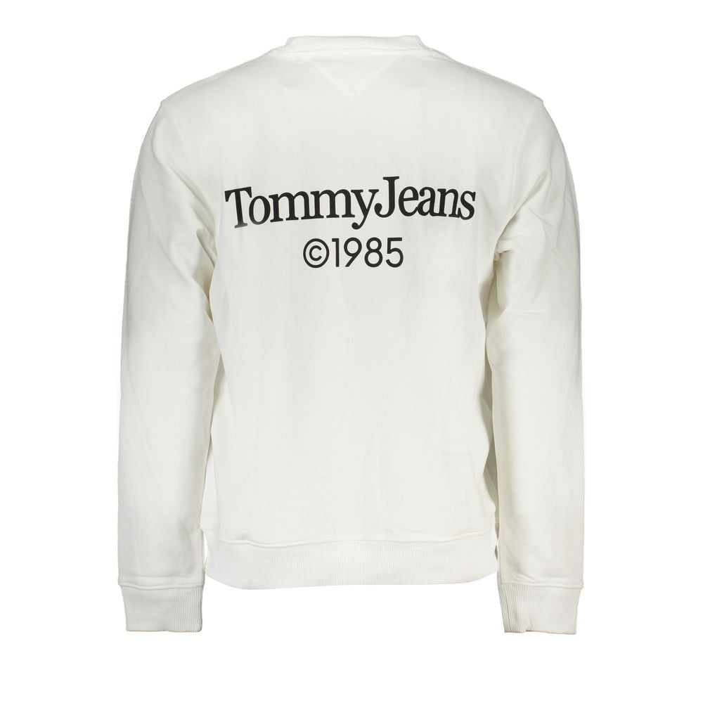 Tommy Hilfiger hvit bomullsgenser for menn