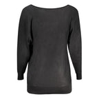 Guess Jeans Svart Viscose Damegenser