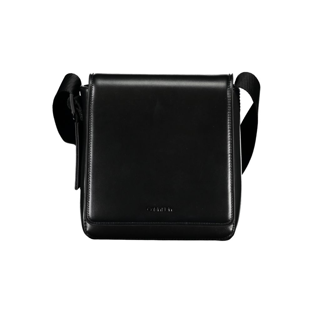 Calvin Klein svart polyester herre skulderveske