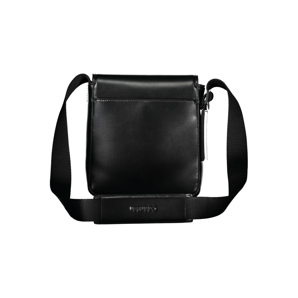 Calvin Klein svart polyester herre skulderveske