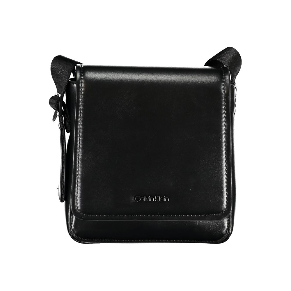 Calvin Klein svart polyester herre skulderveske