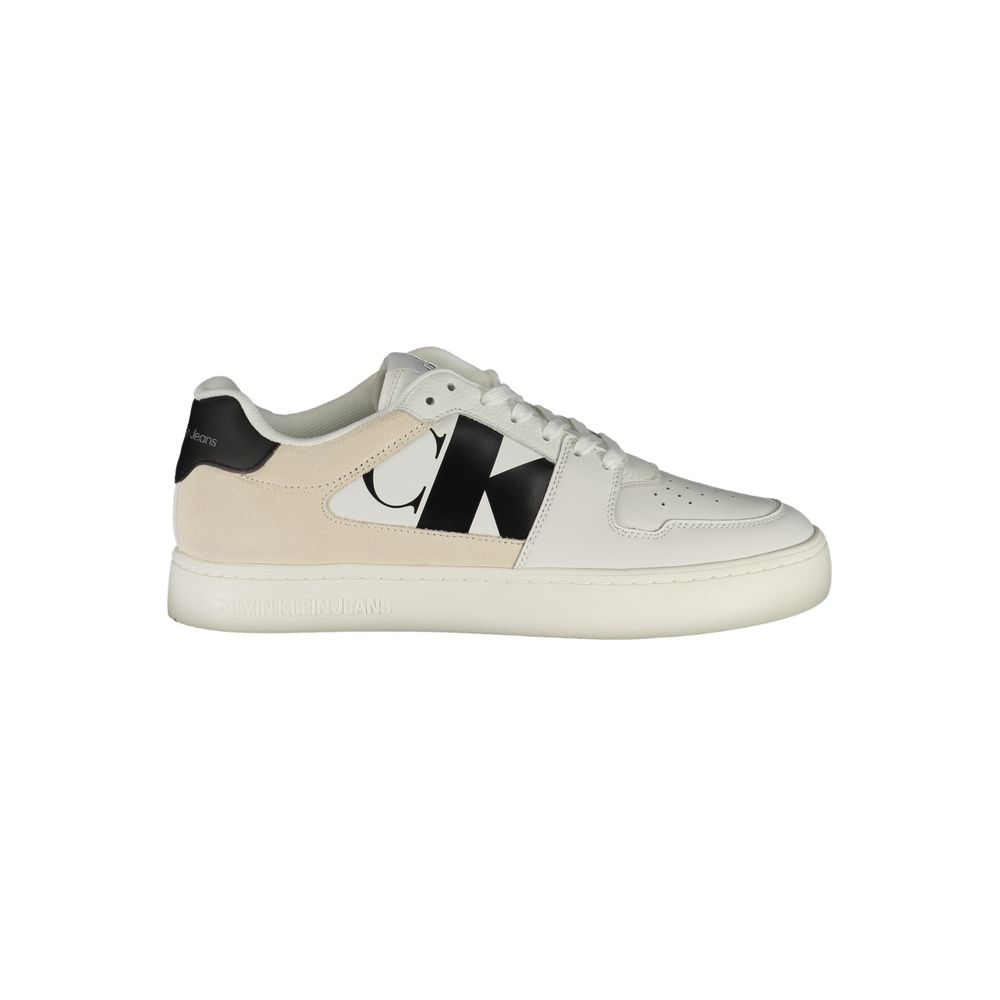 Calvin Klein Bianco Polyurethane Menn Sneaker