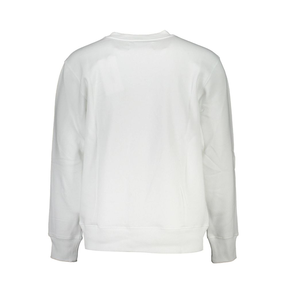 Calvin Klein hvit bomullsgenser for menn