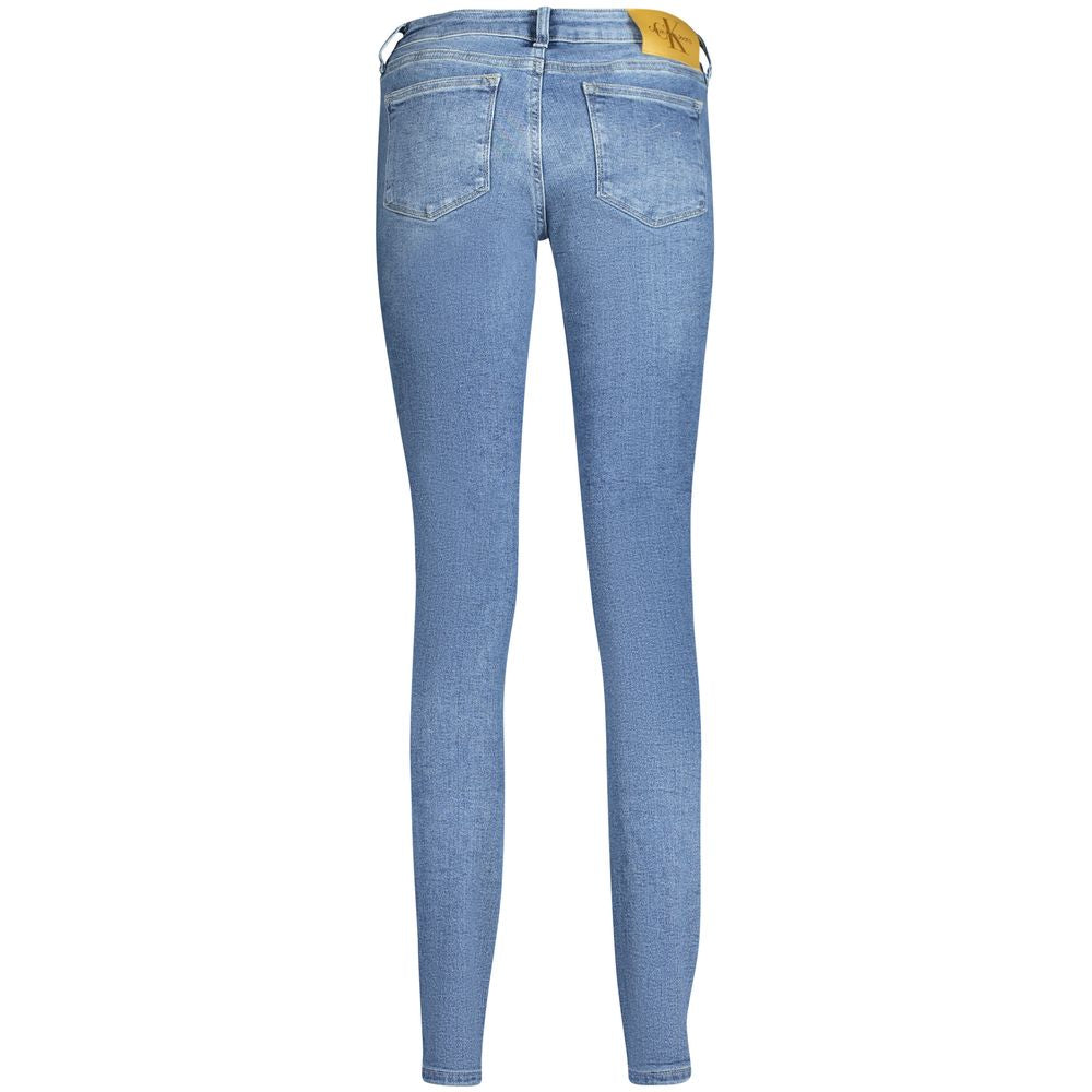Calvin Klein Blu Cotton Damejeans