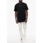 Off-White sort bomull ARROW t-skjorte med rund hals