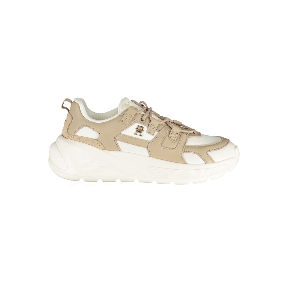 Tommy Hilfiger Bianco Polyuretan Dame Sneaker