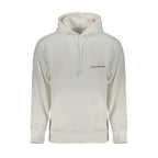 Calvin Klein White Cotton Men's Hooded Sweatshirt
