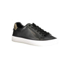 Calvin Klein svarte skinnsneaker til dame