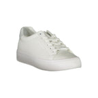 Calvin Klein Bianco Pelle Sneaker for kvinner