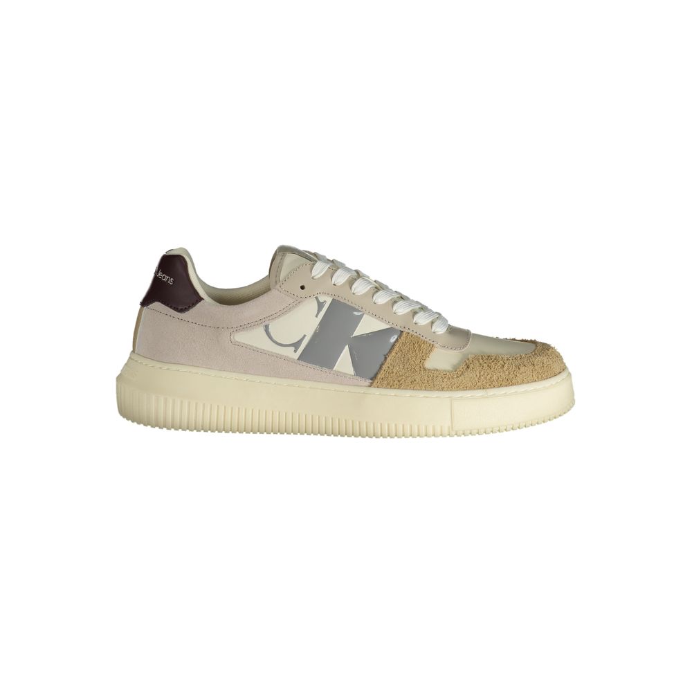 Calvin Klein Beige Polyuretan Herre Sneaker