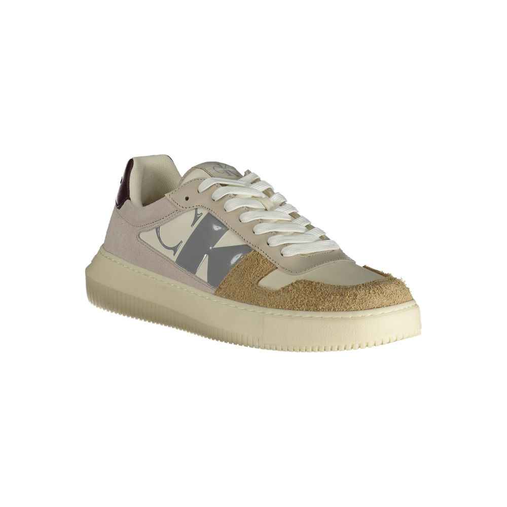 Calvin Klein Beige Polyuretan Herre Sneaker