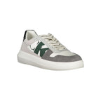 Calvin Klein hvite polyetylen herresneaker