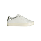Calvin Klein Bianco Pelle Sneaker for kvinner