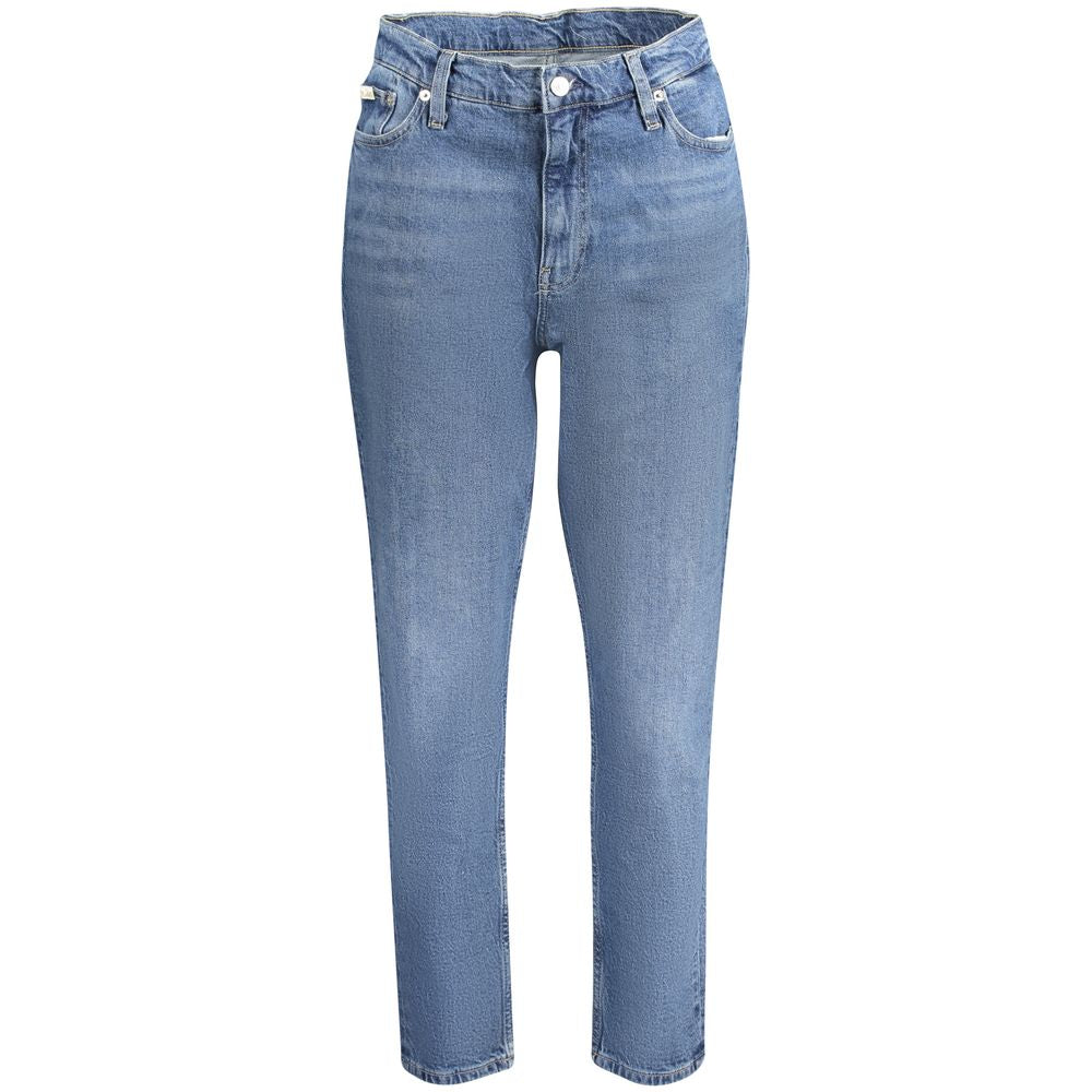 Calvin Klein Blu Cotton Damejeans