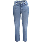 Calvin Klein Blu Cotton Damejeans