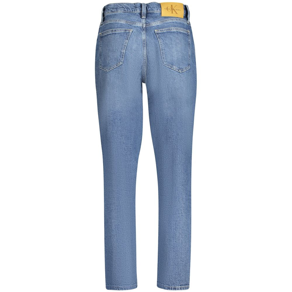 Calvin Klein Blu Cotton Damejeans