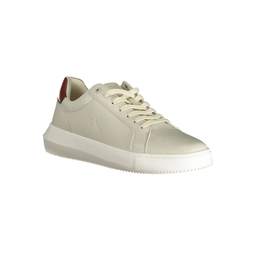 Calvin Klein Grigio Polyurethane Menn Sneaker