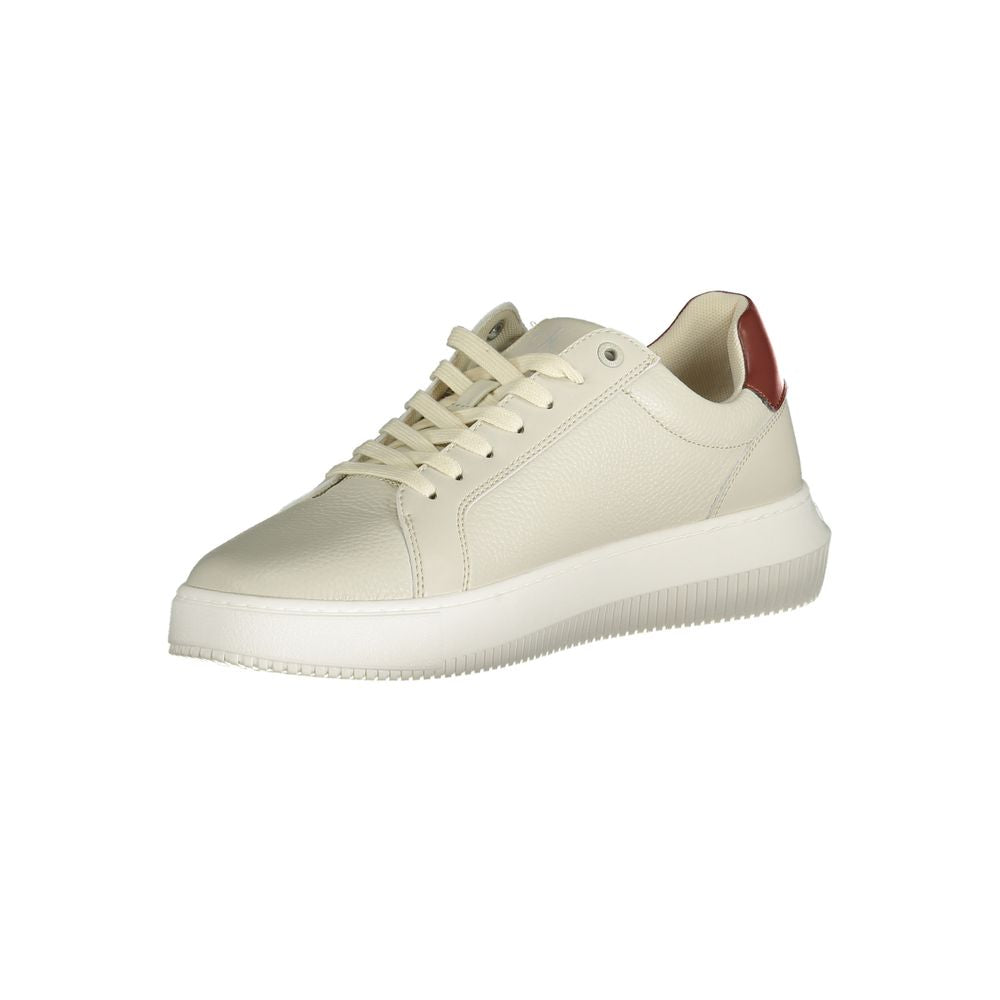 Calvin Klein Grigio Polyurethane Menn Sneaker