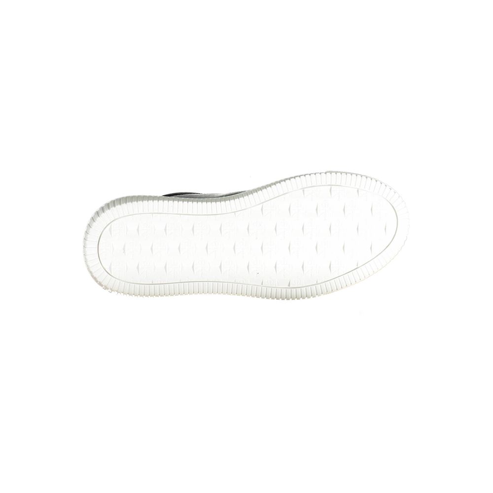 Calvin Klein svarte skinnsneaker til dame