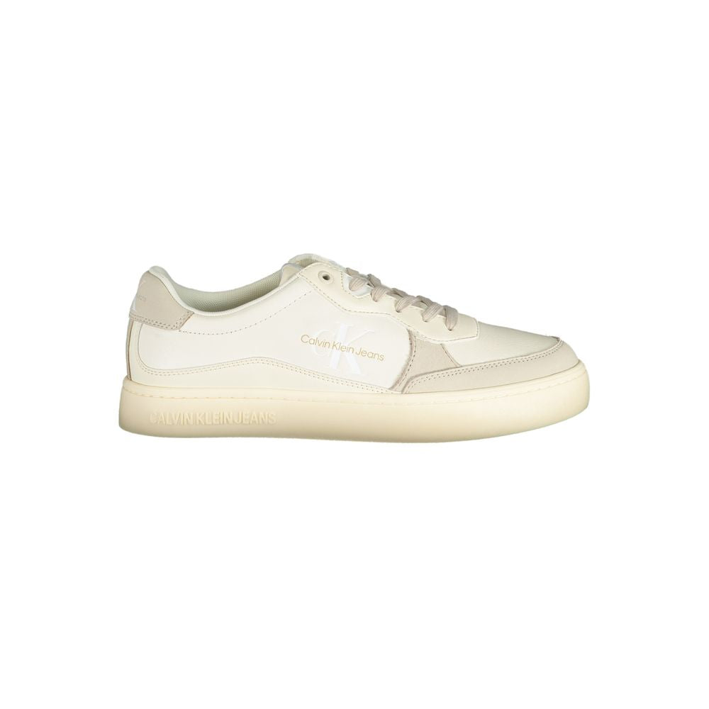 Calvin Klein Bianco Polyurethane Menn Sneaker