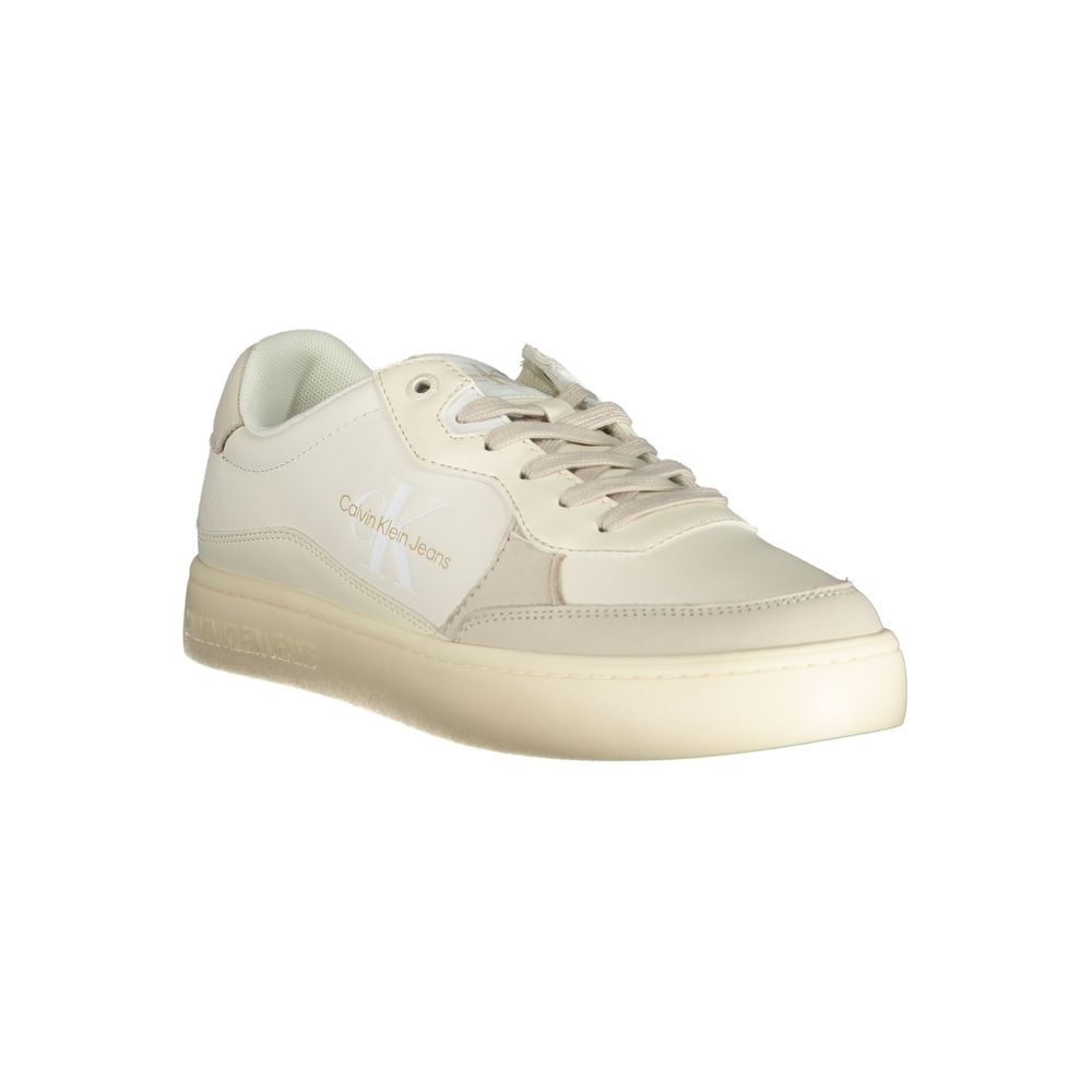 Calvin Klein Bianco Polyurethane Menn Sneaker
