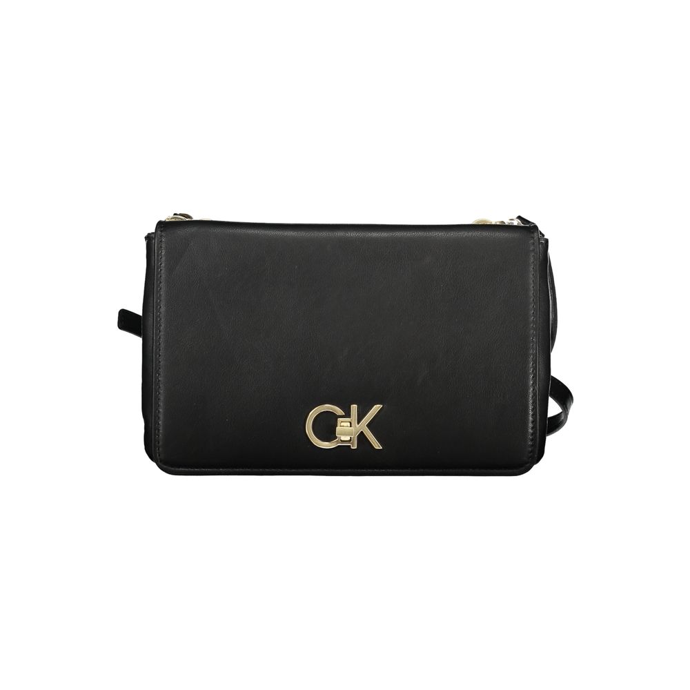 Calvin Klein svart polyester skulderveske for kvinner