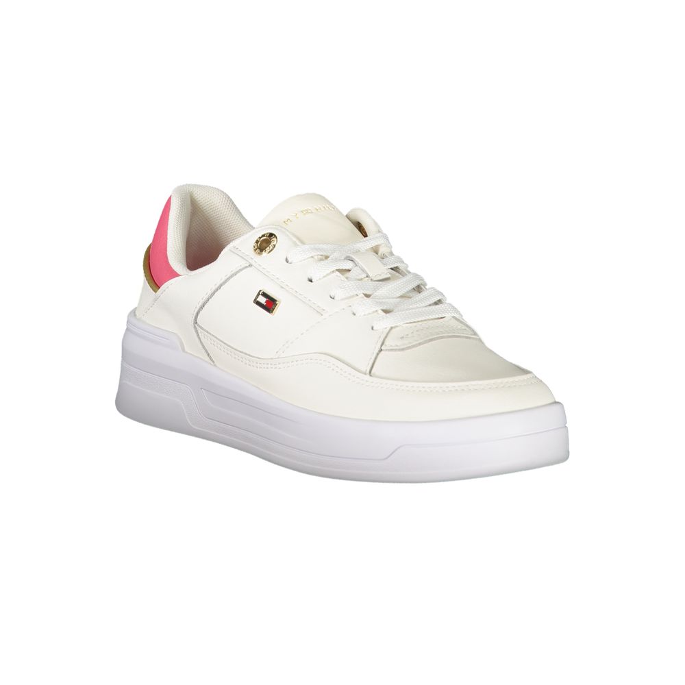 Tommy Hilfiger Bianco Polyuretan Dame Sneaker