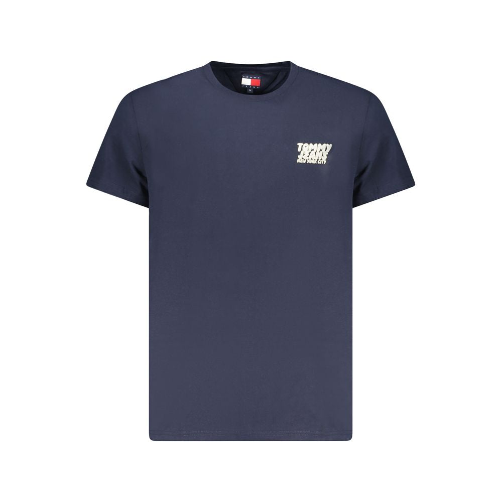 Tommy Hilfiger blå t-skjorte i bomull for herre